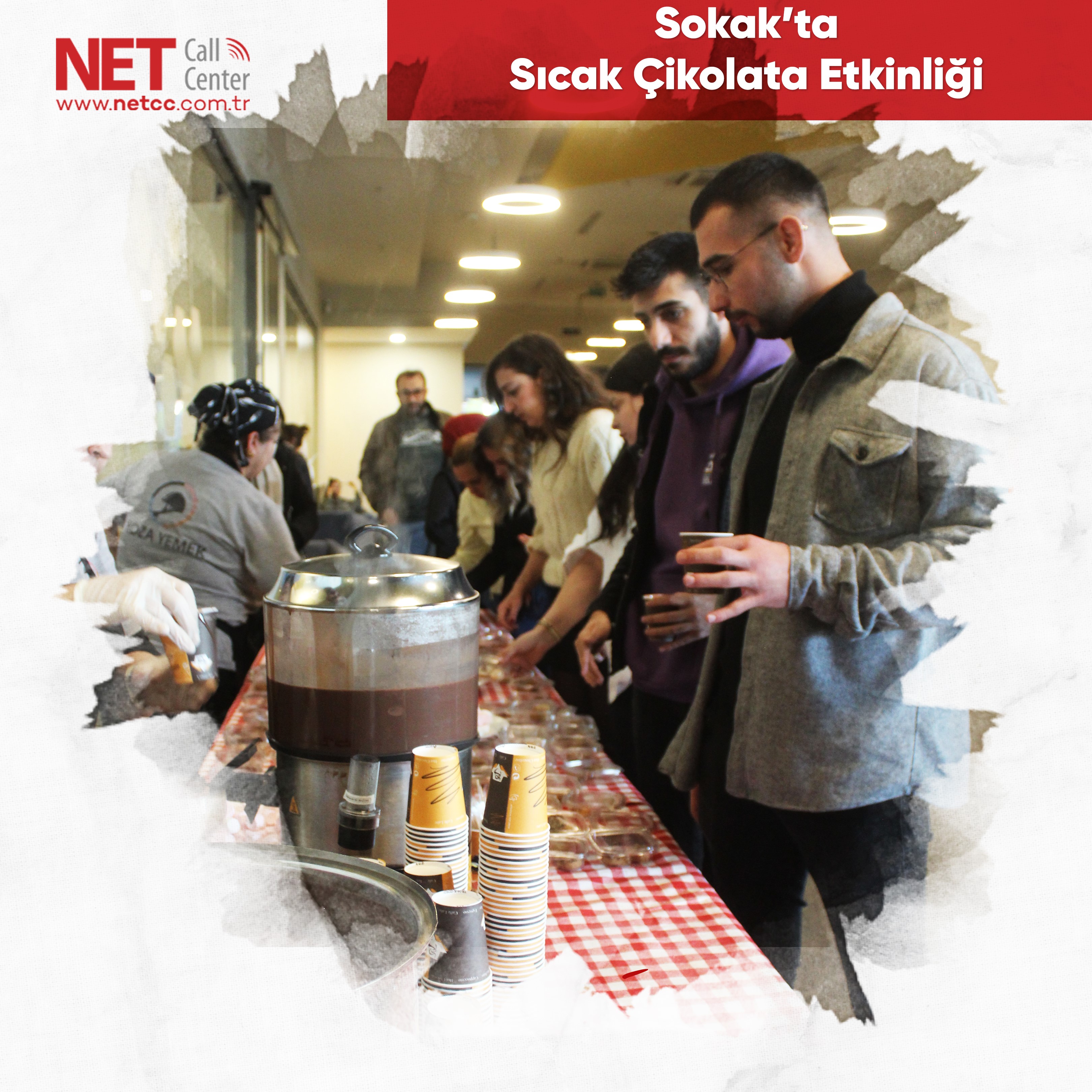 Net Call Center - Net Call Center Family Met on the Street: Hot Chocolate Event